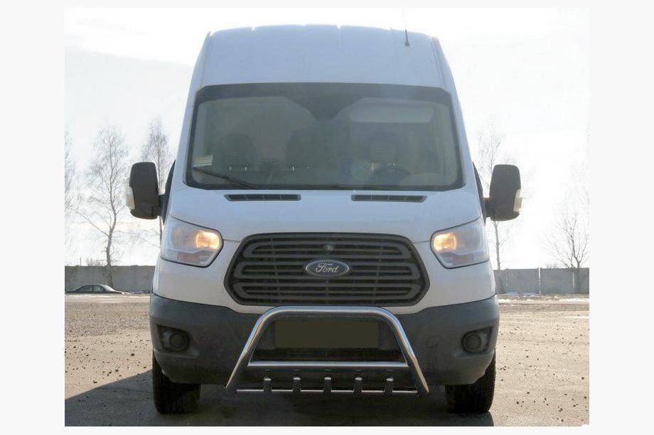 Ford Transit 2014- рр. Кенгурятник WT003 (нерж.) Image