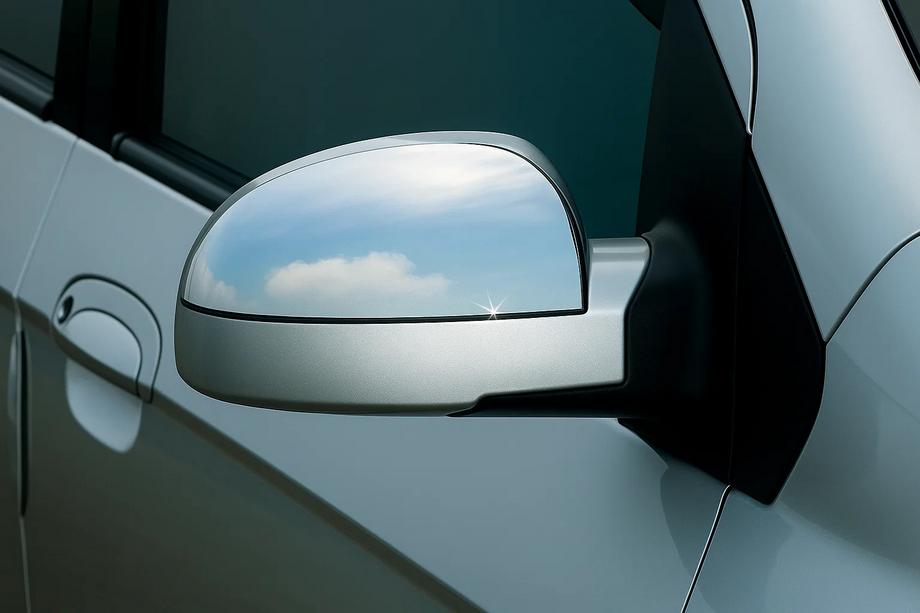 Hyundai Getz 2002- рр. Накладки на верхівку дзеркала (2 шт., пласт) Image