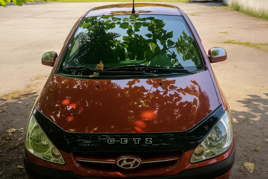 Hyundai Getz 2002- рр. Накладки на верхівку дзеркала (2 шт., пласт) Фото 3