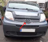 Renault Trafic 2001-2015 рр. Зимова верхня накладка на решітку фото 1