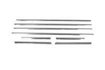 Mitsubishi Outlander 2006-2012 рр. Окантовка вікон (8 шт, нерж) фото 3