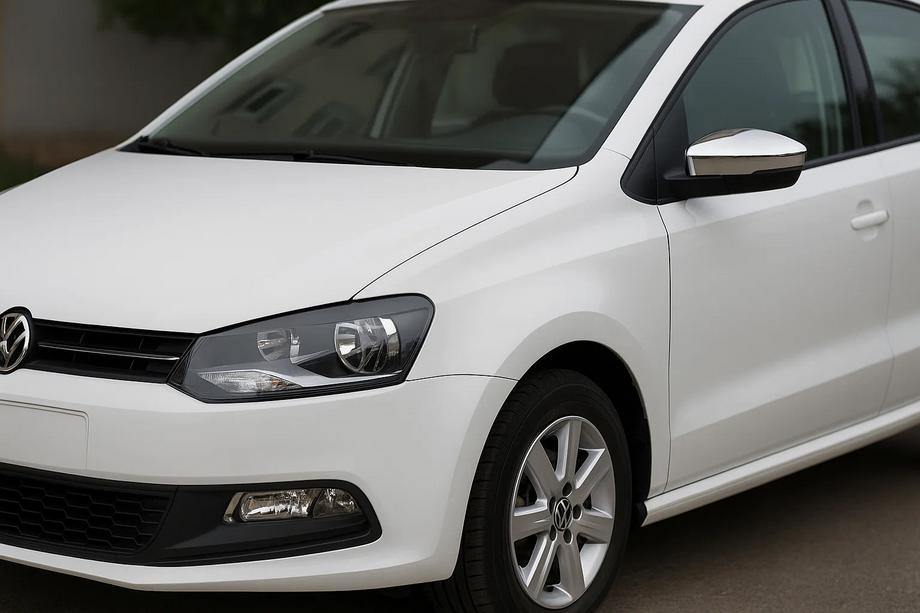 Volkswagen Polo 2010-2017 рр. Накладки на дзеркала HB (2 шт., нерж) Фото 3