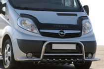 Renault Trafic 2001-2015 рр. Кенгурятник з вусами Exclusive (нерж.) фото 3