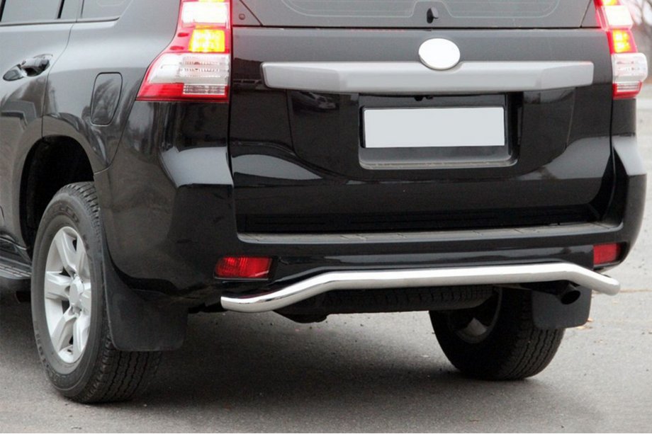 Toyota Land Cruiser Prado 150 2009-2023 рр. Задня дуга AK008 (нерж) Фото 3