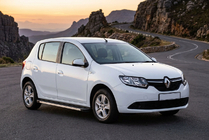 Renault Sandero 2013-2022 рр. Бокові пороги Maya V1 (2 шт., алюміній) фото 1