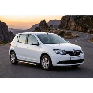 Бокові пороги Maya V1 (2 шт., алюміній) Dacia Sandero 2013-2020 рр. фото 1