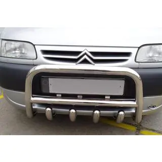 Кенгурятник QT006 (нерж.) Citroen Berlingo 1996-2008 рр.