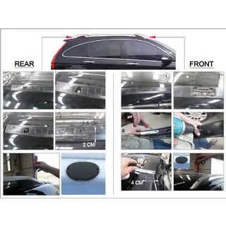 Рейлінги чорні (Crown) Honda CRV 2007-2011 рр. фото 2