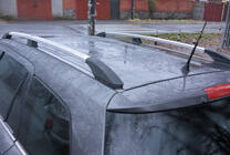 Opel Astra H 2004-2013 рр. Алюмінієві рейлінги (Caravan, хром) фото 5