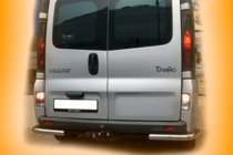 Renault Trafic 2001-2015 рр. Задні куточки AK003 (нерж) фото 3