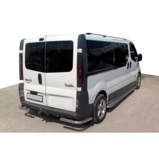 Задні куточки AK003 (нерж) Opel Vivaro 2001-2015 рр. фото 2