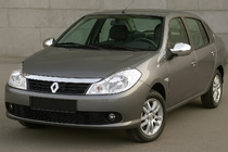 Renault Symbol 2008-2013 рр. Накладки на дзеркала (2 шт, нерж.) фото 1