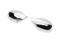 Renault Symbol 2008-2013 рр. Накладки на дзеркала (2 шт, нерж.) фото 2