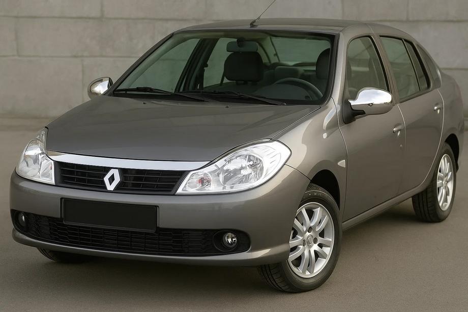 Renault Symbol 2008-2013 рр. Накладки на дзеркала (2 шт, нерж.) Image