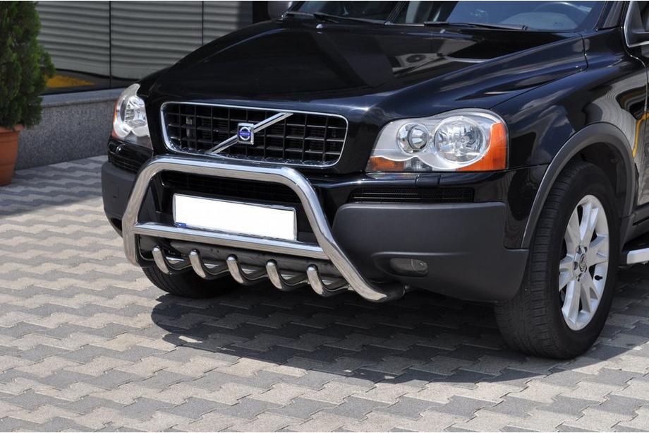 Volvo XC90 2002-2014 рр. Кенгурятник WT003 (нерж.) Фото 4