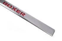 Хром планка над номером LED-червоний (нерж.) фото 3