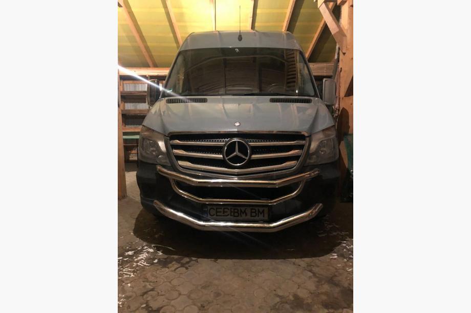 Mercedes Sprinter W906 2006-2018 рр. Передній захист (2013↗, нерж.) Фото 6