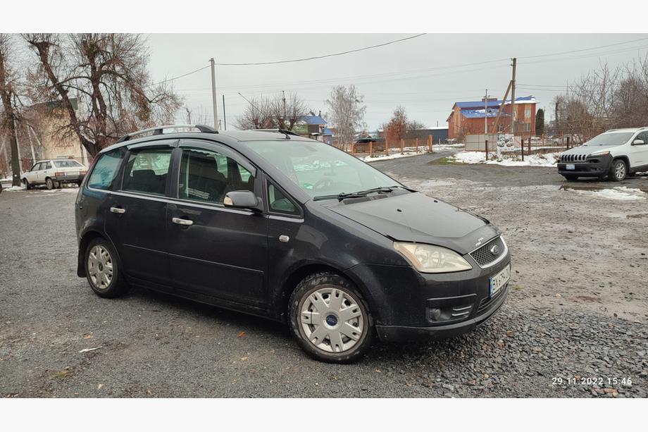 Ford C-Max 2004-2010 рр. Рейлінги Хром Пластикові ніжки Фото 2