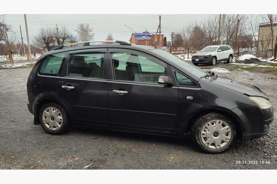 Ford C-Max 2004-2010 рр. Рейлінги Хром Пластикові ніжки Фото 4