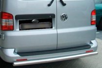 Volkswagen Caddy 2004-2010 рр. Задня дуга (1 шт, нерж) фото 1