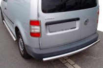 Volkswagen Caddy 2010-2015 рр. Задня дуга (2 шт, нерж) фото 2