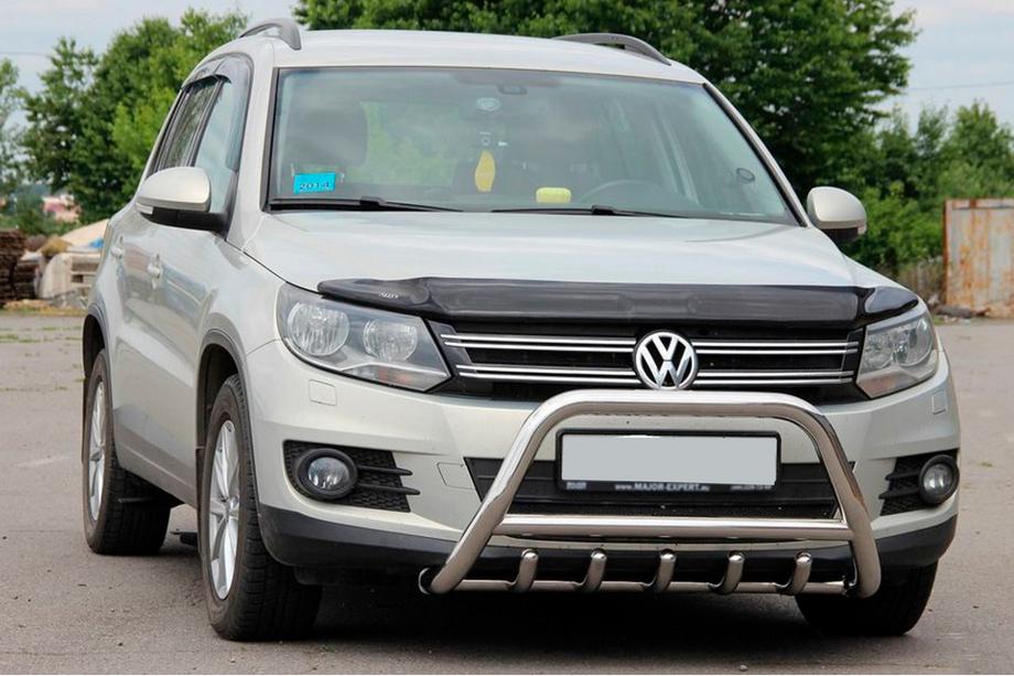 Volkswagen Tiguan 2007-2016 рр. Кенгурятник WT003 (нерж) Image