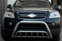 Chevrolet Captiva 2006-2019 рр. Передня дуга WT002 (нерж.) фото 3