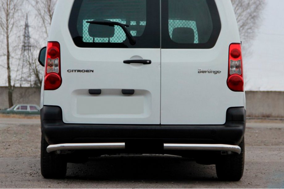 Citroen Berlingo 2008-2018 рр. Задні кути AK003 (нерж.) Фото 1