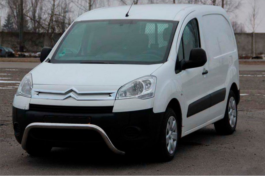 Citroen Berlingo 2008-2018 рр. Кенгурятник WT007 (нерж.) Image