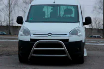 Citroen Berlingo 2008-2018 рр. Кенгурятник WT022 (нерж.) фото 1