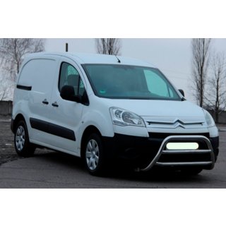 Кенгурятник WT022 (нерж.) Citroen Berlingo 2008-2018 рр. фото 3