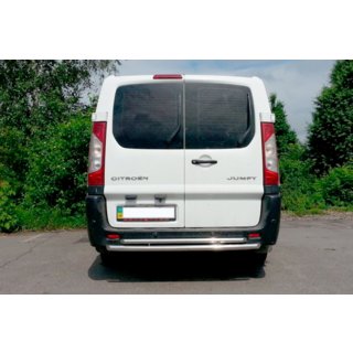 Задня дуга AK002-Подвійний (нерж.) Fiat Scudo 2007-2015 рр. фото 2