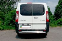 Peugeot Expert 2007-2016 рр. Задня дуга AK-002-Подвійний (нерж.) фото 2