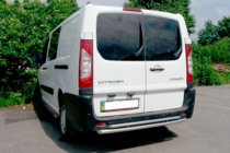 Peugeot Expert 2007-2016 рр. Задня дуга AK-002-Подвійний (нерж.) фото 3