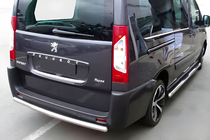 Peugeot Expert 2007-2016 рр. Задня дуга AK002 (нерж.) фото 3