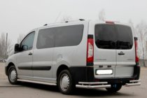Peugeot Expert 2007-2016 рр. Задні кути AK-003-Double (2 шт., нерж.) фото 3
