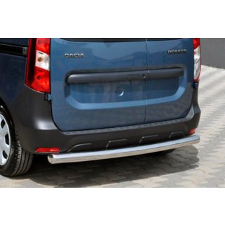 Задня дуга AK002 (нерж) Dacia Dokker 2013-2022 рр. фото 1
