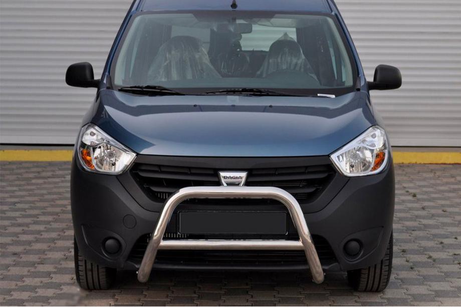 Dacia Dokker 2013-2022 рр. Кенгурятник WT006 (нерж.) Image