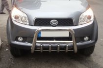 Daihatsu Terios 2006-2017 рр. Передня дуга QT006 (нерж.) фото 4