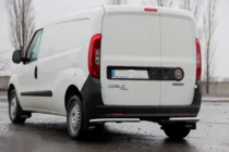 Fiat Doblo II 2010-2022 рр. Задні куточки AK003 (нерж.) фото 4