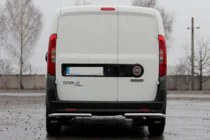 Fiat Doblo II 2010-2022 рр. Задні куточки AK003 (нерж.) фото 3