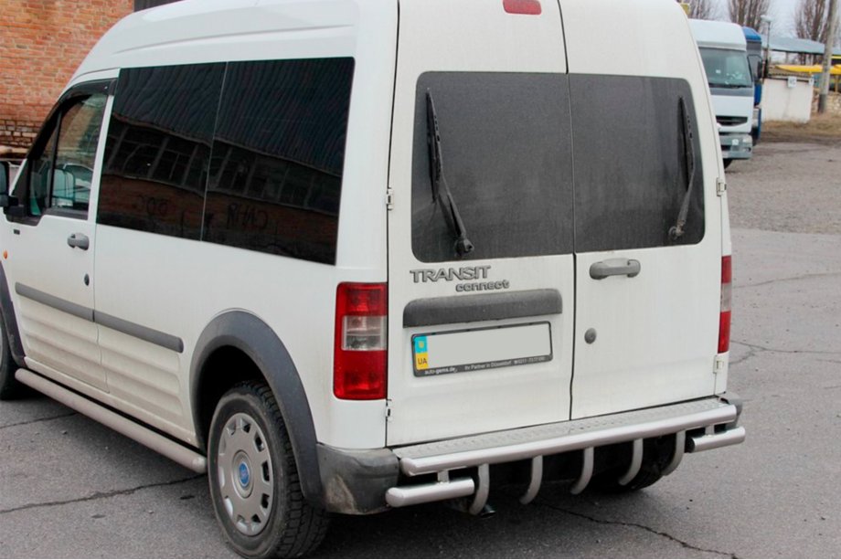 Ford Connect 2006-2009 рр. Задня дуга AK-design (нерж.) Image