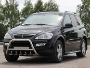 SsangYong Action 2005-2018 рр. Кенгурятник WT003 (нерж) фото 3