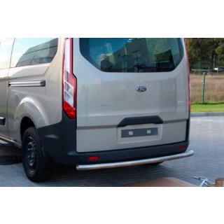 Задня дуга AK002 (нерж) Ford Custom 2013-2022 рр. фото 1