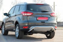 Ford Kuga/Escape 2013-2019 рр. Задня дуга AK007 (нерж) фото 4