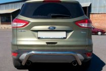 Ford Kuga/Escape 2013-2019 рр. Задня дуга AK007 (нерж) фото 6