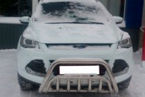 Ford Kuga/Escape 2013-2019 рр. Кенгурятник WT002 (нерж.) фото 3