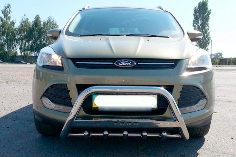 Ford Kuga/Escape 2013-2019 рр. Кенгурятник WT004 (нерж.) Image