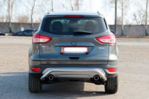 Ford Kuga 2008-2013 рр. Задня дуга AK007 (нерж) фото 4