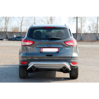 Задня дуга AK007 (нерж) Ford Kuga 2008-2013 рр. фото 4